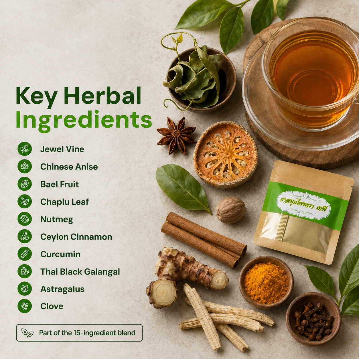 Tepee Tea | Thai Natural Pain Relief Tea